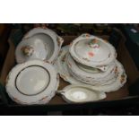 An Old Hall ivoryware part dinner service, to include pair of tureens and covers