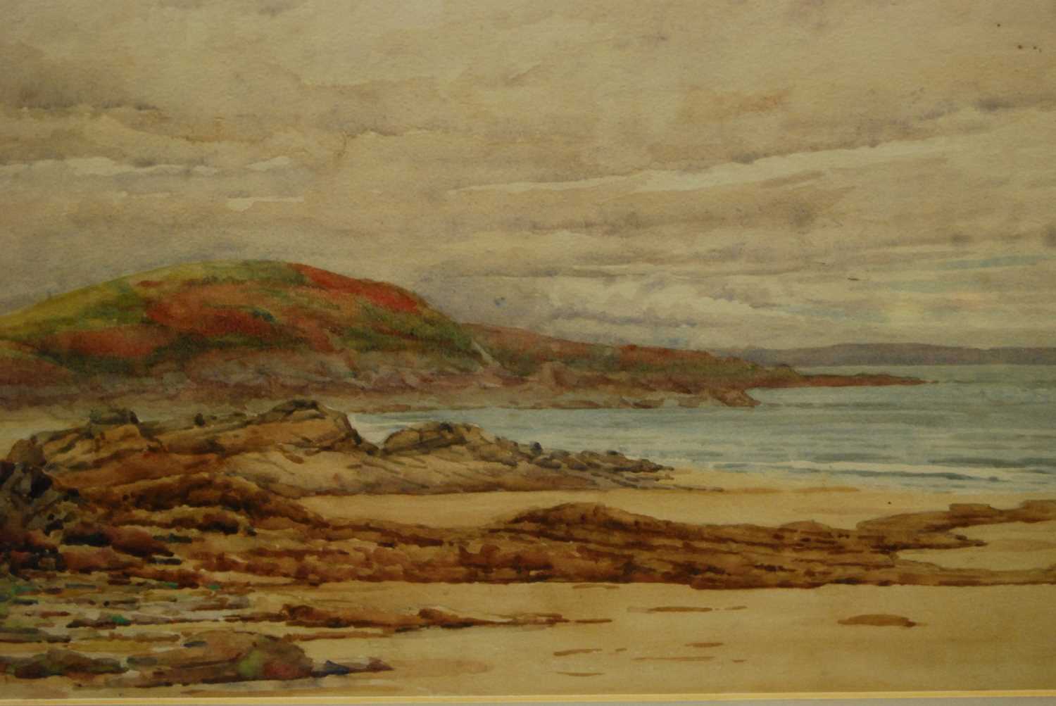 William Amos Cross (1888-1933) - coastal scene, watercolour, 27x37cm - Bild 2 aus 5