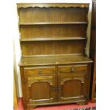 A contemporary oak dresser, width 121cm