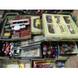 A tray containing a quantity of mixed diecast, to include playworn and re-painted Matchbox 1-75