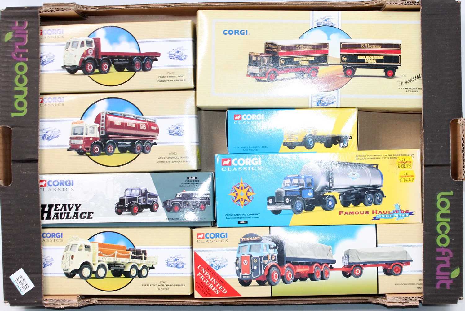 8 various boxed Corgi Classics and Heavy Haulage diecast models, all boxed as issued to include