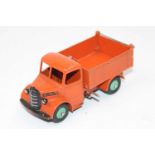 Dinky Toys No. 25M Bedford End Tipper - scarce issue with orange cab, body and chassis, green ridged