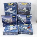 Six various boxed and mixed scale Corgi Aviation Archive diecast aircraft, all appear as issued,