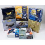 Eight various boxed mixed scale Corgi Aviation Archive diecast aircraft, mixed examples to include