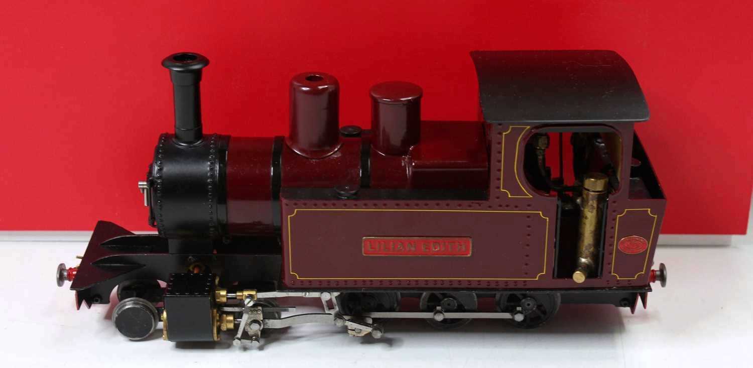 Accucraft 32mm scale gas-powered radio-controlled model of a 4-6-0 Hunslet locomotive, finished in - Image 2 of 5