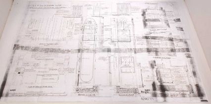 Photocopy of Bury St Edmunds station plans 1882