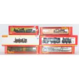 Six Hornby locos: R2506 Class M7 tank 0-4-0 BR 30108 lined black weathered DCC ready (E-BE); R2388