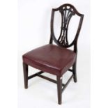An original GER Great Eastern Railway early 20th century stained mahogany wheatsheaf chair,