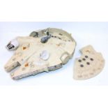 2 vintage Kenner Star Wars spacecraft to include, Star Wars Millennium Falcon with base stamp CPG