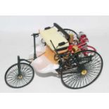 Franklin Mint 1/8th scale boxed 1886 Benz Patent Motorwagen with its original box and packaging