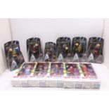 One box containing a quantity of boxed figures to include various Star Trek Warp Collection and a