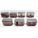 P Lines of India and Similar 32mm scale East Indian Railway Rolling Stock and Passenger Coach Group,