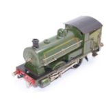 Gauge 1 Bassett-Lowke 0-4-0 Peckett style loco, electric mechanism, voltage not stated (E)