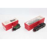 Two 00 gauge locos from Wills Finecast kits: LMS 0-6-4 tank ‘Flatiron’ LMS 2019 and Southern Railway