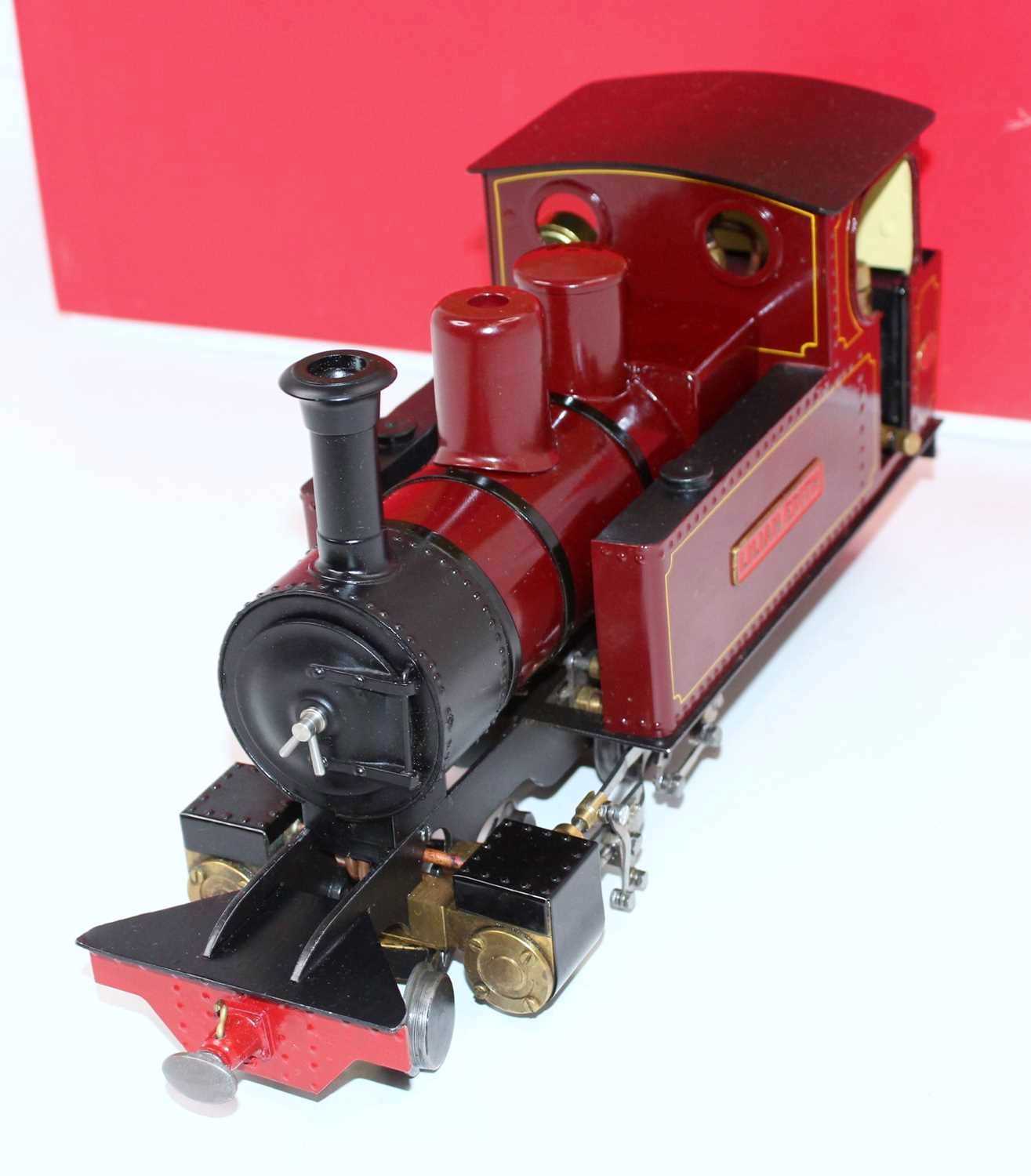 Accucraft 32mm scale gas-powered radio-controlled model of a 4-6-0 Hunslet locomotive, finished in - Image 4 of 5