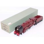 Hornby E320 20v AC Royal Scot LMS 6100 loco & tender. A very high quality total repaint to