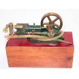 A Stuart Turner No.10H horizontal mill engine, comprising single oscillating cylinder with slip