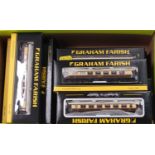 11 various boxed Graham Farish N Gauge Pullman coaches, mixed issues and examples, to include