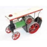 Mamod TE1 Traction Engine, loose example with steering rod, burner and scuttle, excellent condition