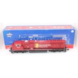 USA Trains G gauge SD70 MAC diesel loco, Canadian Pacific 9165 red. (E) (BF-G)