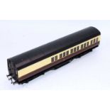 Exley Suburban 50’ bogie coach brown & cream GWR br/3rd running number 2100 (E)