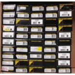 50 boxed Graham Farish N Gauge wagons and rolling stock, all in original boxes, examples to