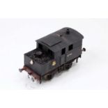 Kit built Sentinel 0-4-0 shunting loco BR 47181, black, Lima power bogie, 2-rail, rear buffer beam