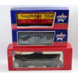 USA Trains and Bachmann G Scale boxed rolling stock group, 3 examples to include USA Trains Southern