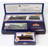 Three Bachmann Branchline 00 locos: 32-553 class A1, 4-6-2 loco & tender ‘North British’ 60161, BR