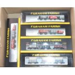 Graham Farish N Gauge 3 Piece Wagon/Rolling Stock Gift Set Group, 5 examples, to include reference