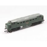 3232 Hornby Dublo 3-rail Co-Co plain green diesel electric loco (E)