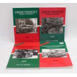 London Transport Buses and Coaches by John A.S.Hambley, eight annual issues for years to 1954. (E-