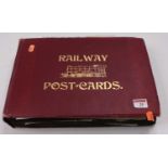 A very extensive collection of early 20th century Railway and Locomotive related postcards, all