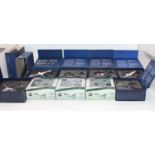 9 boxed Oxford Aviation 1/72nd scale diecast aircraft, all housed in original boxes, examples to