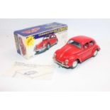 Taiyo Japan tinplate and plastic No. C21 combination Volkswagen Beetle, battery operated - model