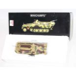 Minichamps Model No. 350011270 1/35 scale model of an SDKFZ.251/1 German half track housed in the