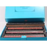 ACE Trains set of three C/1 LMS non-clerestory maroon bogie coaches comprising all/1st, all/3rd &