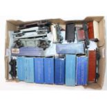 Approx 36 Hornby Dublo tinplate wagons. NE, BR and a few tanks – a variety. Condition (F-E) a few