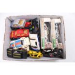 One tray containing a quantity of Scalextric cars to include, Ford Escort, Porsche, Mini, various