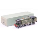 Hornby E220 20v AC Special tank loco totally repainted satin green 4-4-2 GWR 2221, shirt button