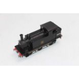 Unidentified make kit-built 0 gauge 0-6-0 side tank loco BR 68536 unlined black, finescale wheels,