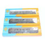 Three ROCO H0 bogie coaches, DB, 4289, 4291 & 4293. (NM-BE)