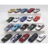 50 various unboxed 1/43rd scale modern issue diecast models, mixed manufacturers to include Corgi