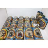 27 various boxed and carded Vivid Imaginations Lord of the Rings Action Figures, all housed in