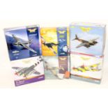 Six various boxed mixed scale Corgi Aviation Archive military aircraft diecast, all appear as issued