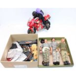 One tray containing a quantity of Action Man figures and accessories, a mixture of vintage and