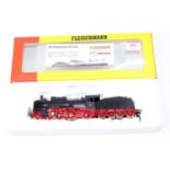 Fleischmann H0 4160, 4-6-0 loco & tender DB 38-2809, black & red (NMM-BNM)