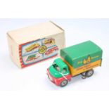 Wells Brimtoy tinplate and clockwork No. 714 Bedford Fruit and Vegetable Truck comprising tinplate