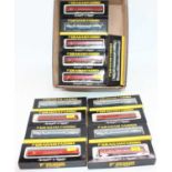 14 various boxed Graham Farish N Gauge Royal Mail Rolling stock, all as issued, examples to