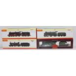 Four Hornby locos & tenders: R2743 4-4-0 ‘Schools ‘Brighton’ BR lined green DCC ready; R2716 BR